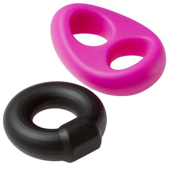 Pro Sensual Silicone Tear Drop Ring &amp; Donut Sling 2 Pack