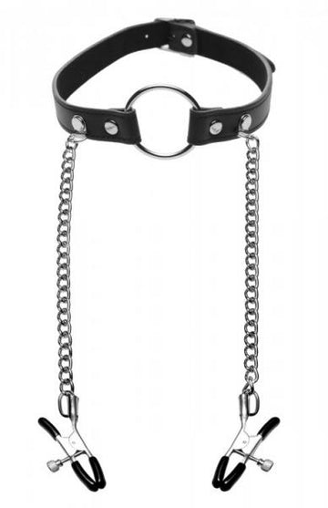 Seize O Ring Gag &amp; Nipple Clamps