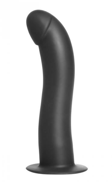 Onyx Vibrating Silicone G-Spot Dildo Black