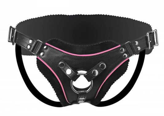 Strap U Flamingo Low Rise Strap On Harness Black O/S