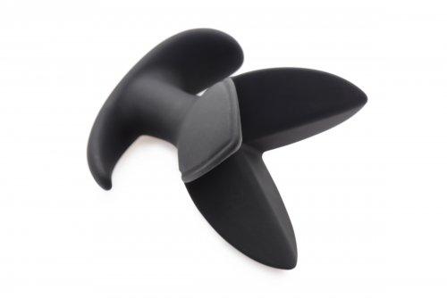 Dark Bloom Mini Claw Silicone Anal Plug Black