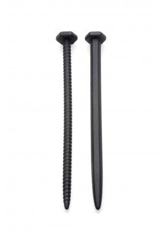 Hardware Nail &amp; Screw Silicone Urethral Sounds Black